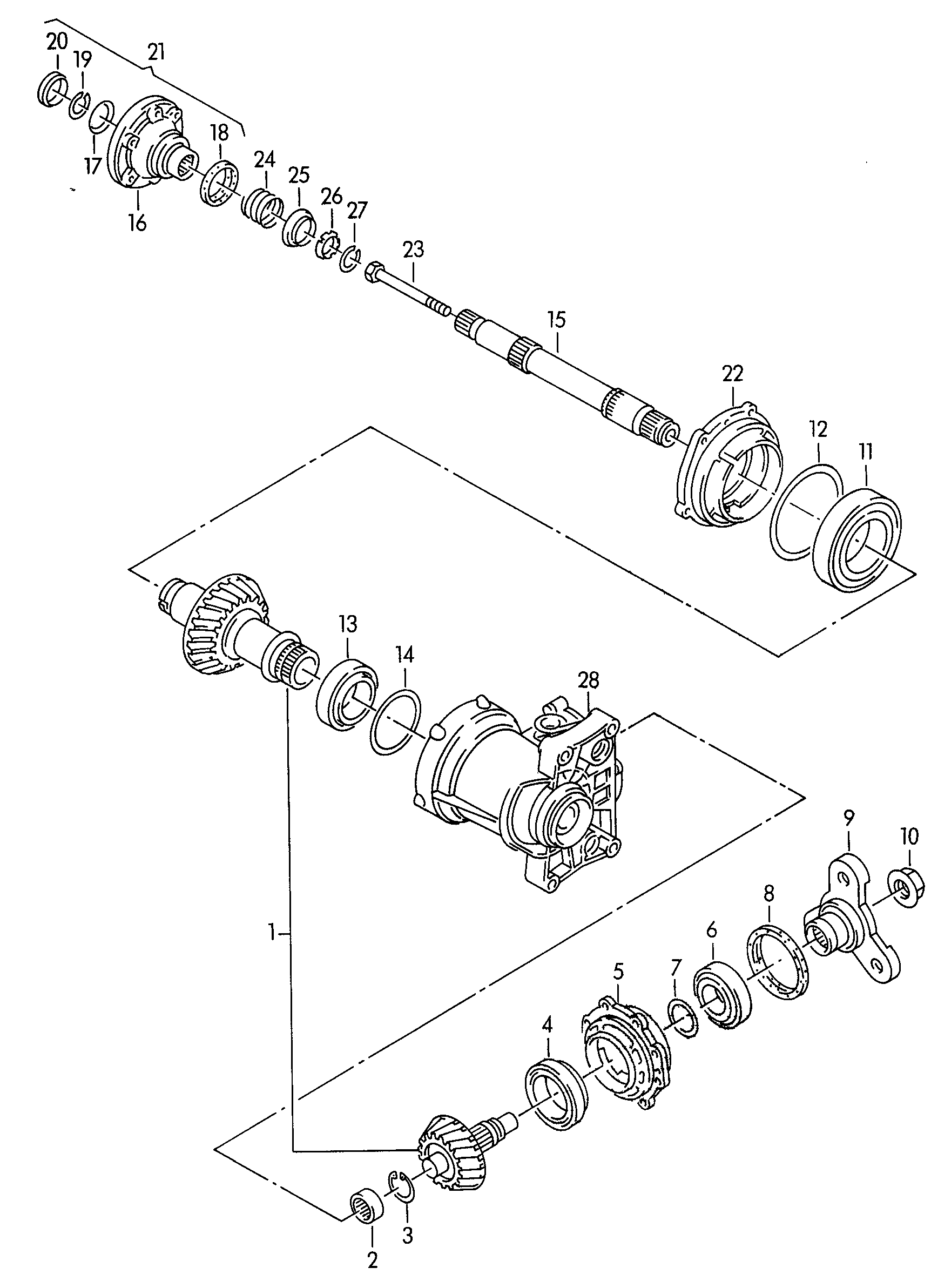 Skoda 020 498 085 G - Remkomplekts, Automātiskās pārnesumkārbas flancis onlydrive.pro