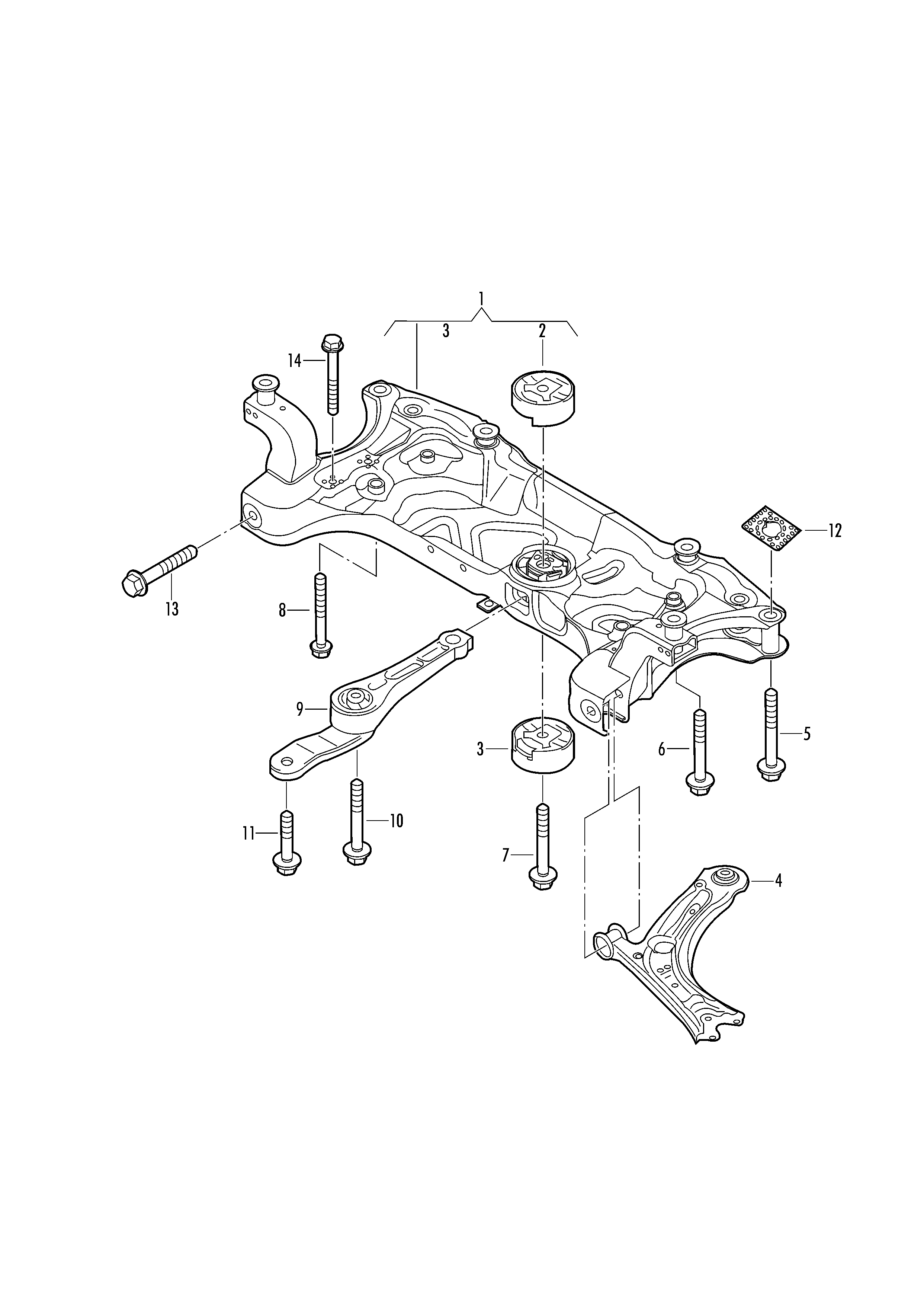 Seat 1K0 199 855 BA - Подушка, опора, подвеска двигателя onlydrive.pro