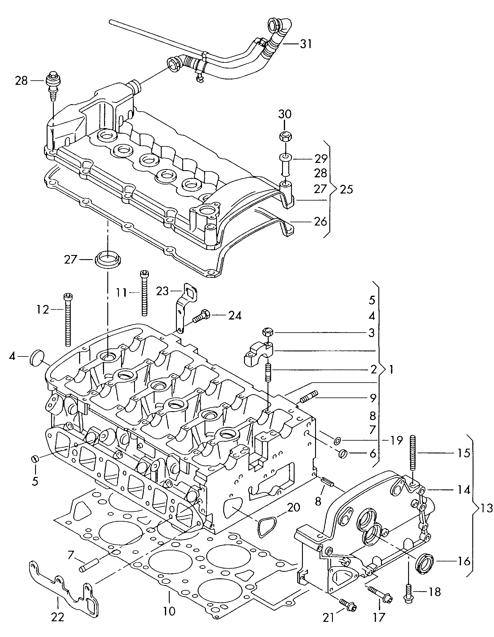 Seat 022 103 384 C - Cilindru galvas skrūve onlydrive.pro