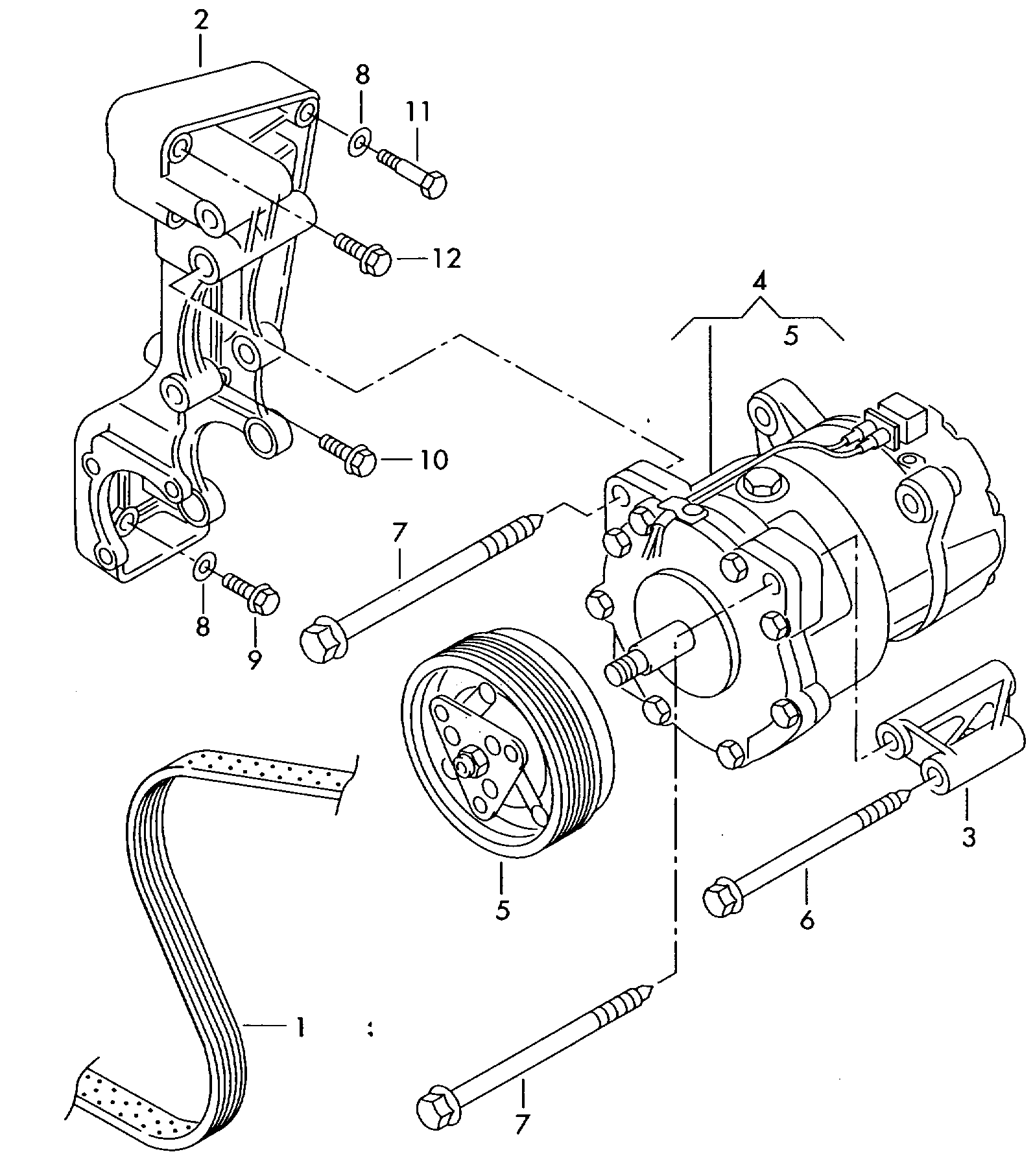 VAG 7D0820805L - Compressor, air conditioning onlydrive.pro