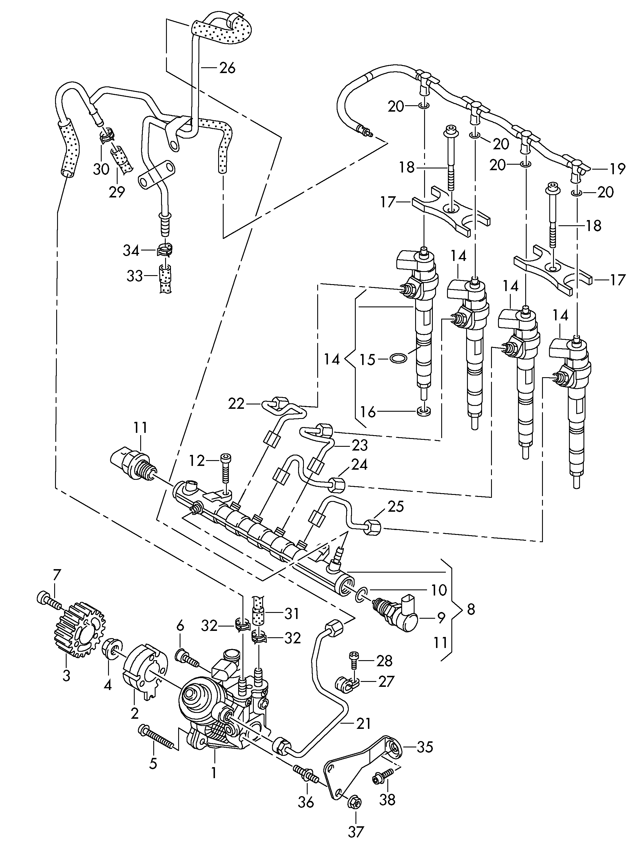 Seat 03L 130 755 AF - High Pressure Pump onlydrive.pro