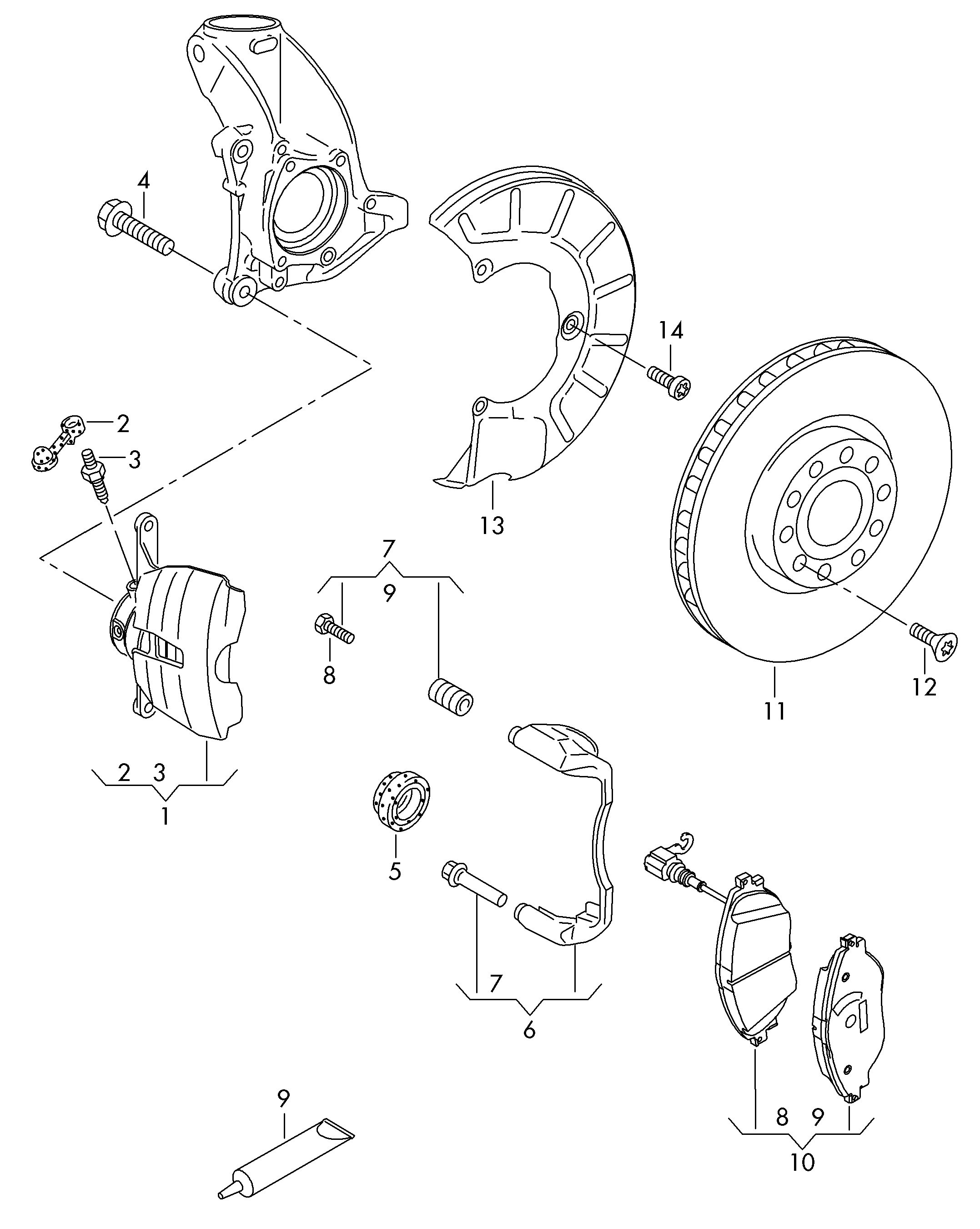 VAG 1K0 615 301 AJ - Тормозной диск onlydrive.pro