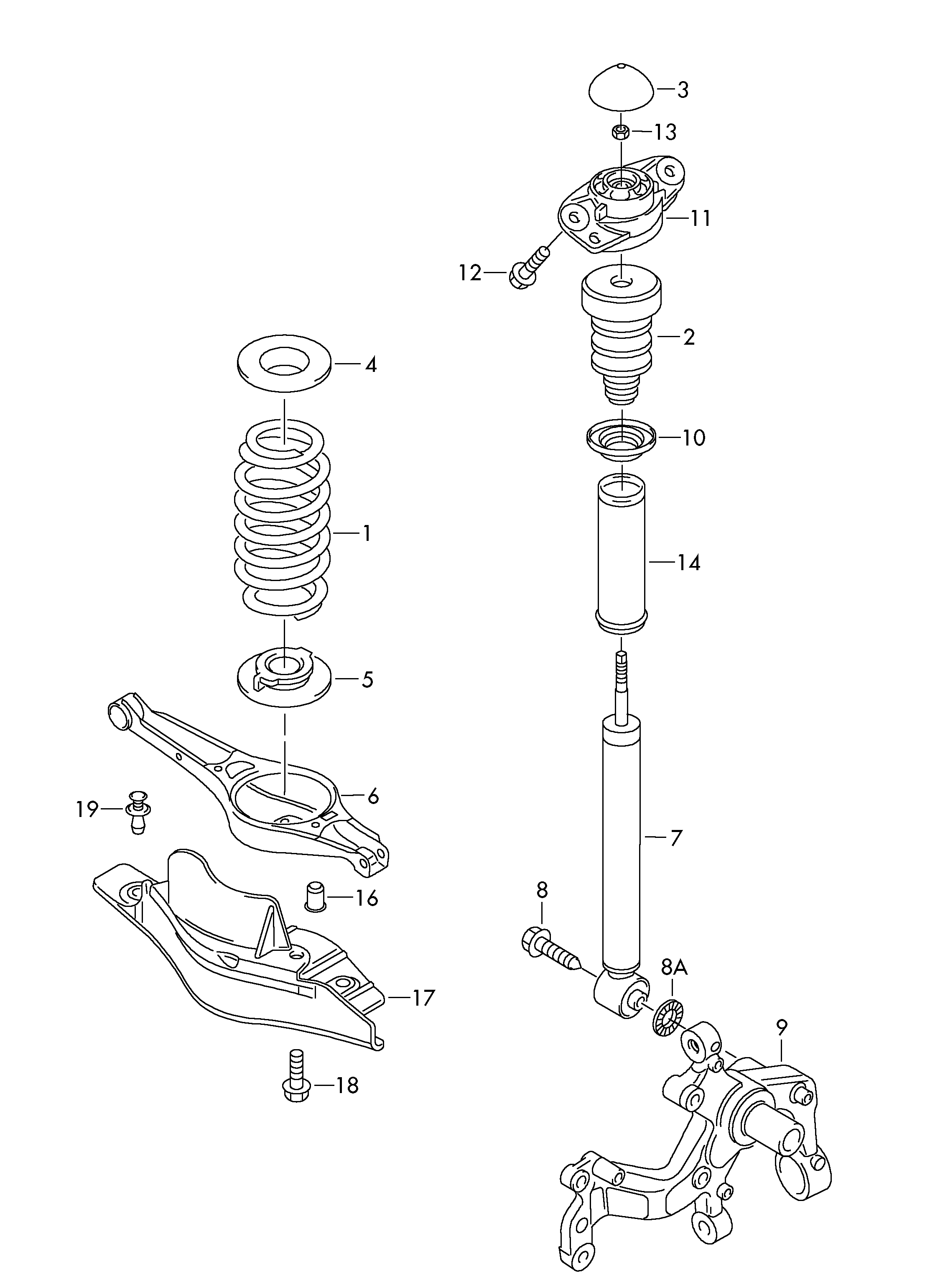 Seat 7N0 511 359 A - Rubber Buffer, suspension onlydrive.pro