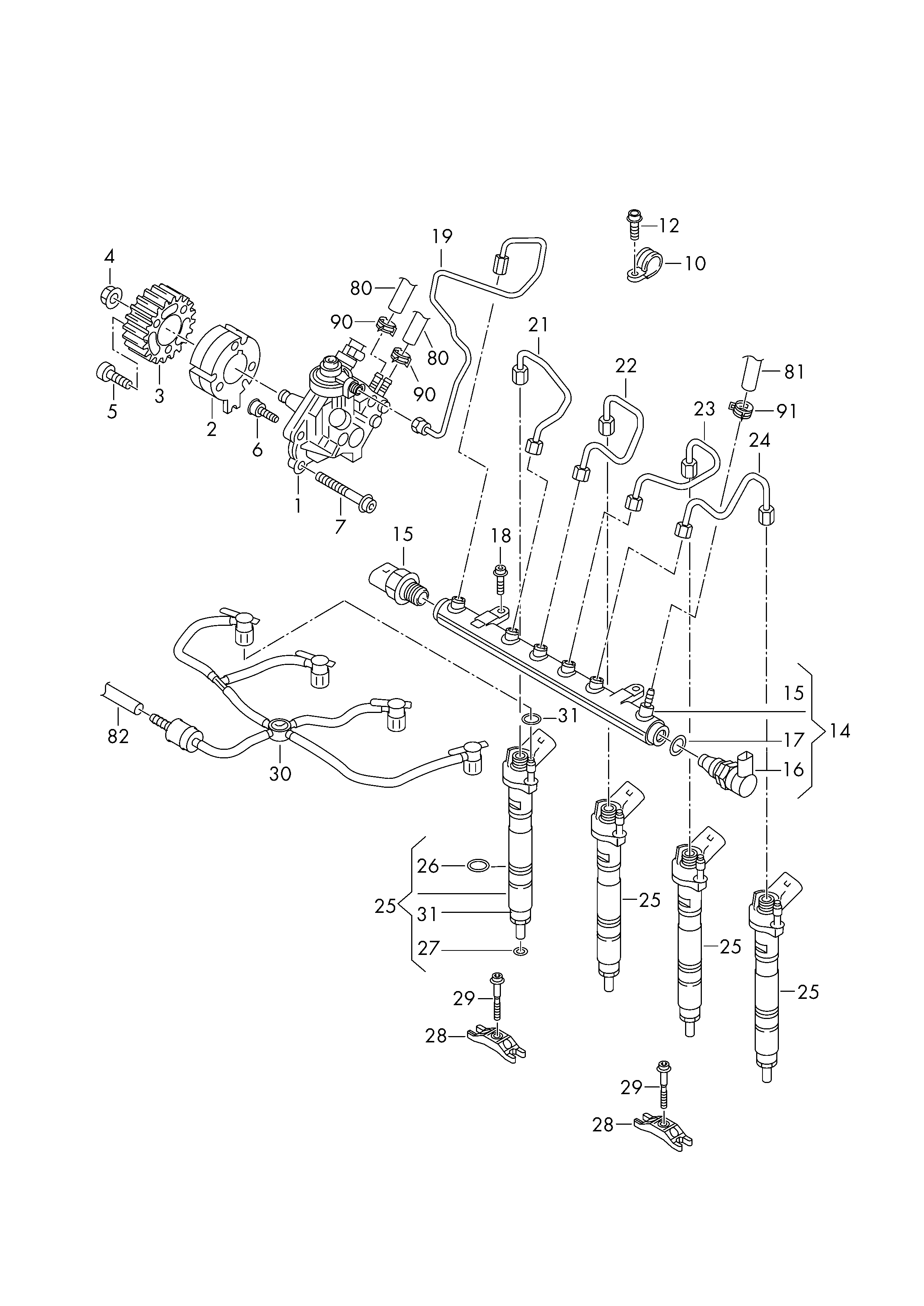 Seat 03L 130 089 K - Sensor, fuel pressure onlydrive.pro