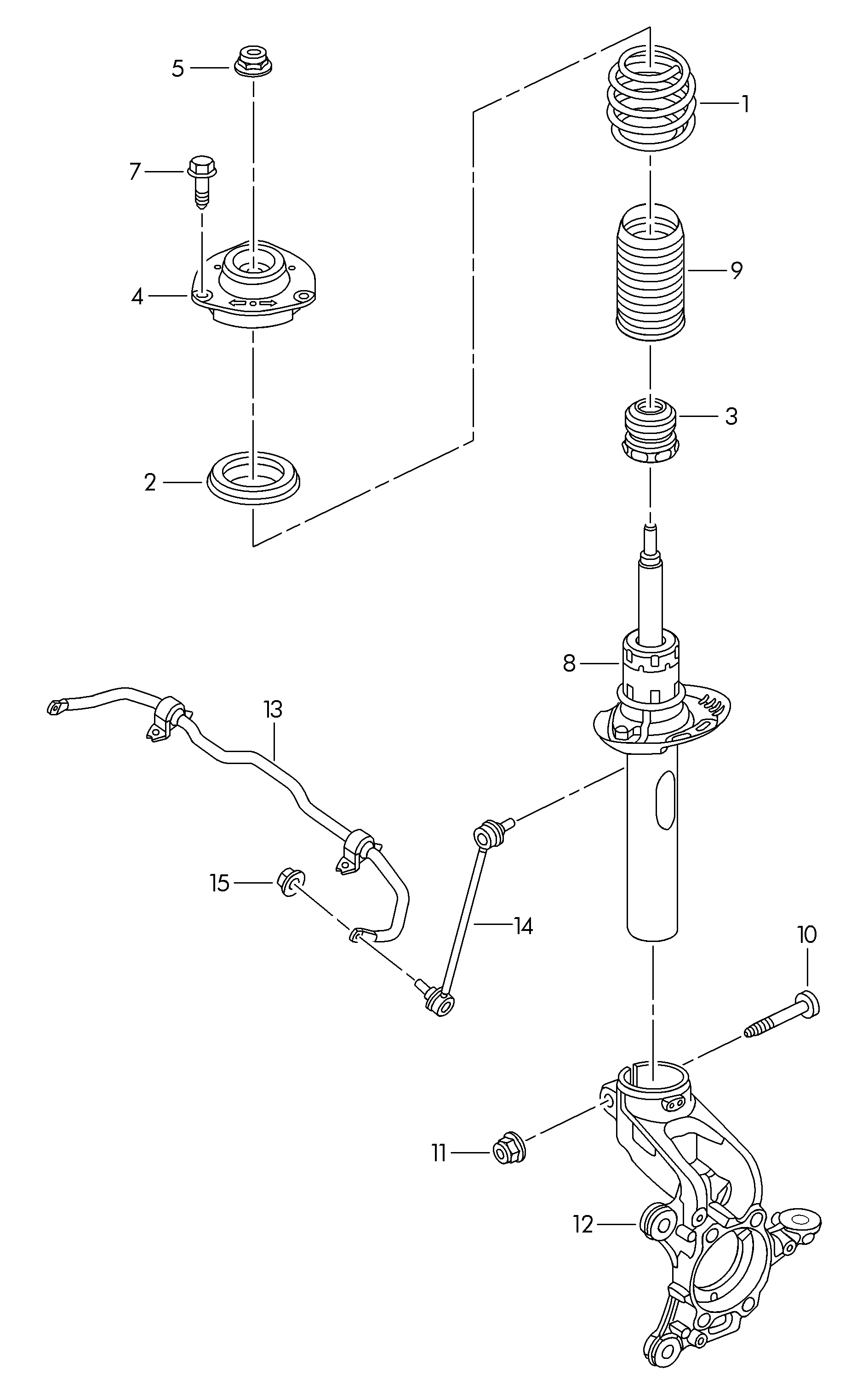 VW 5C0 413 031 AK - Iskunvaimennin onlydrive.pro