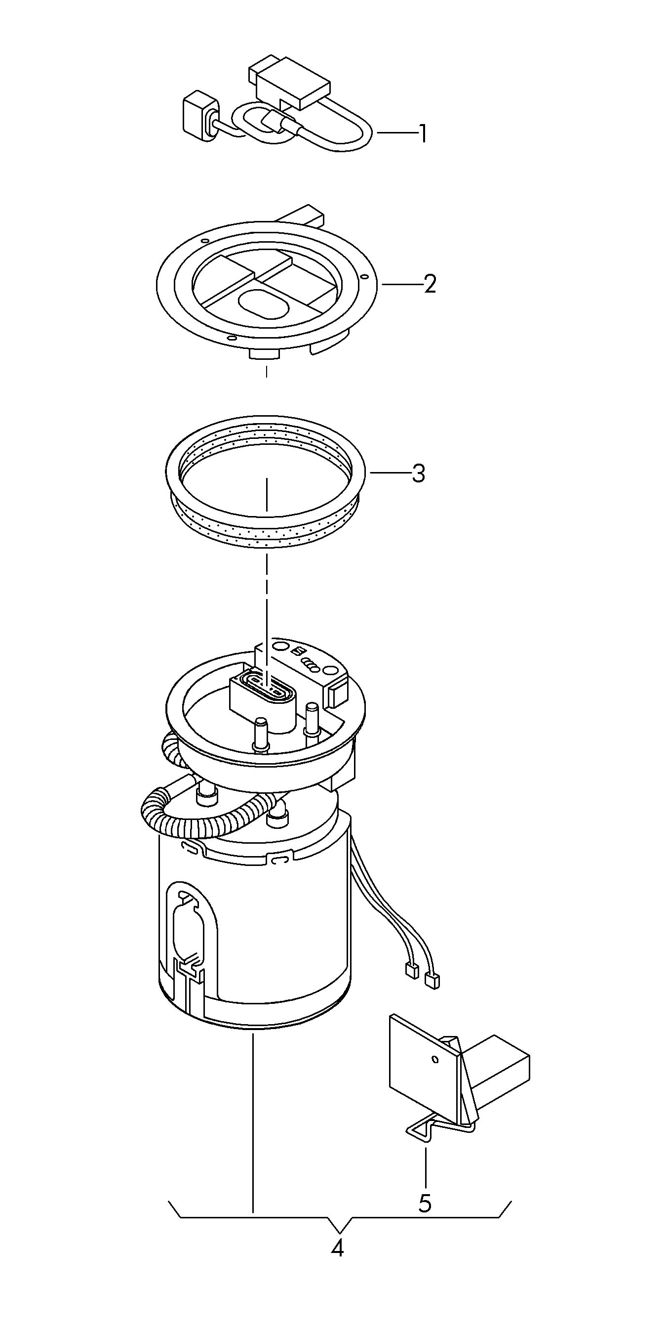 Skoda 1K0 919 051 DA - Remondikomplekt,kütusepump onlydrive.pro