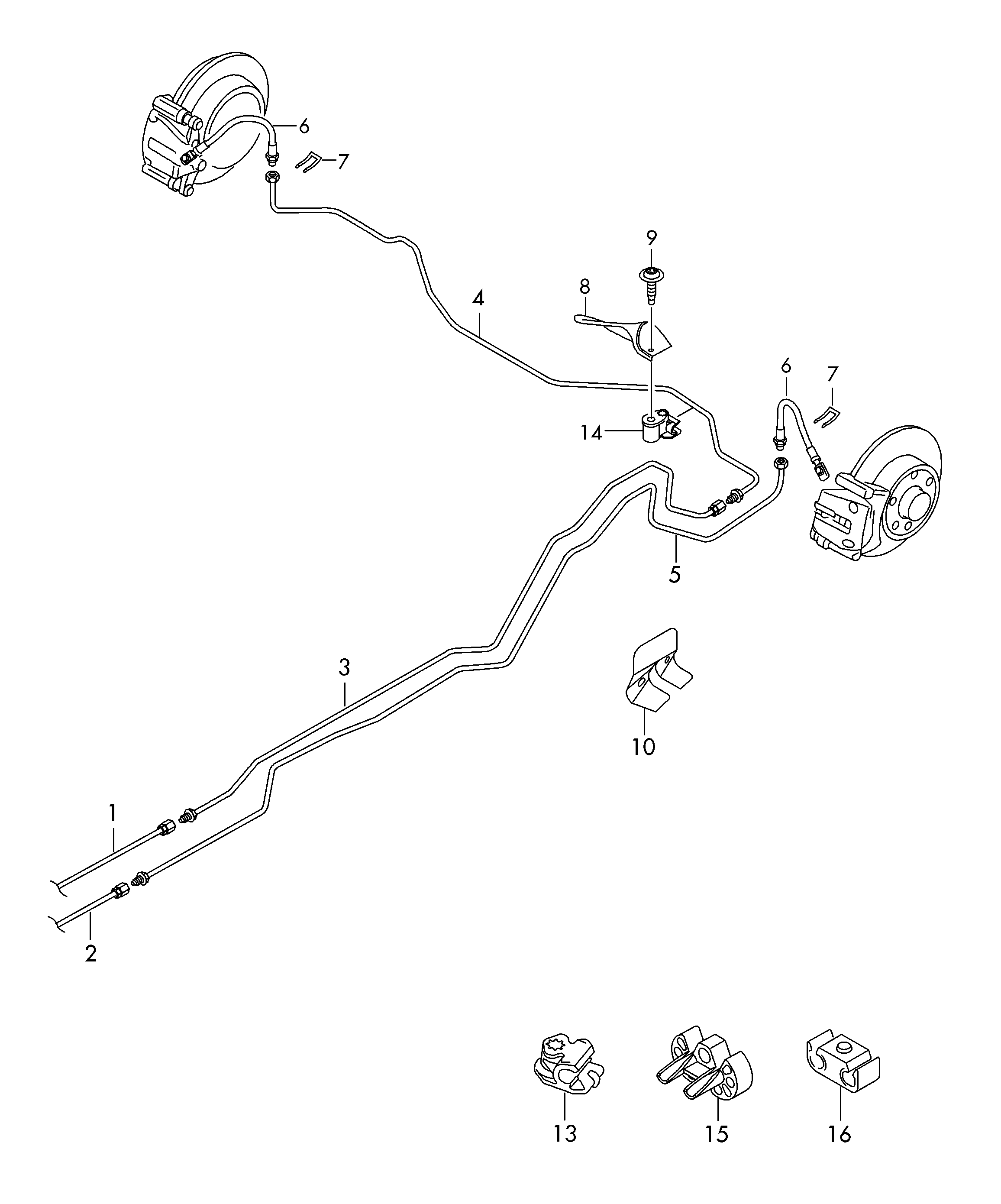 Seat 561 611 775 - Тормозной шланг onlydrive.pro