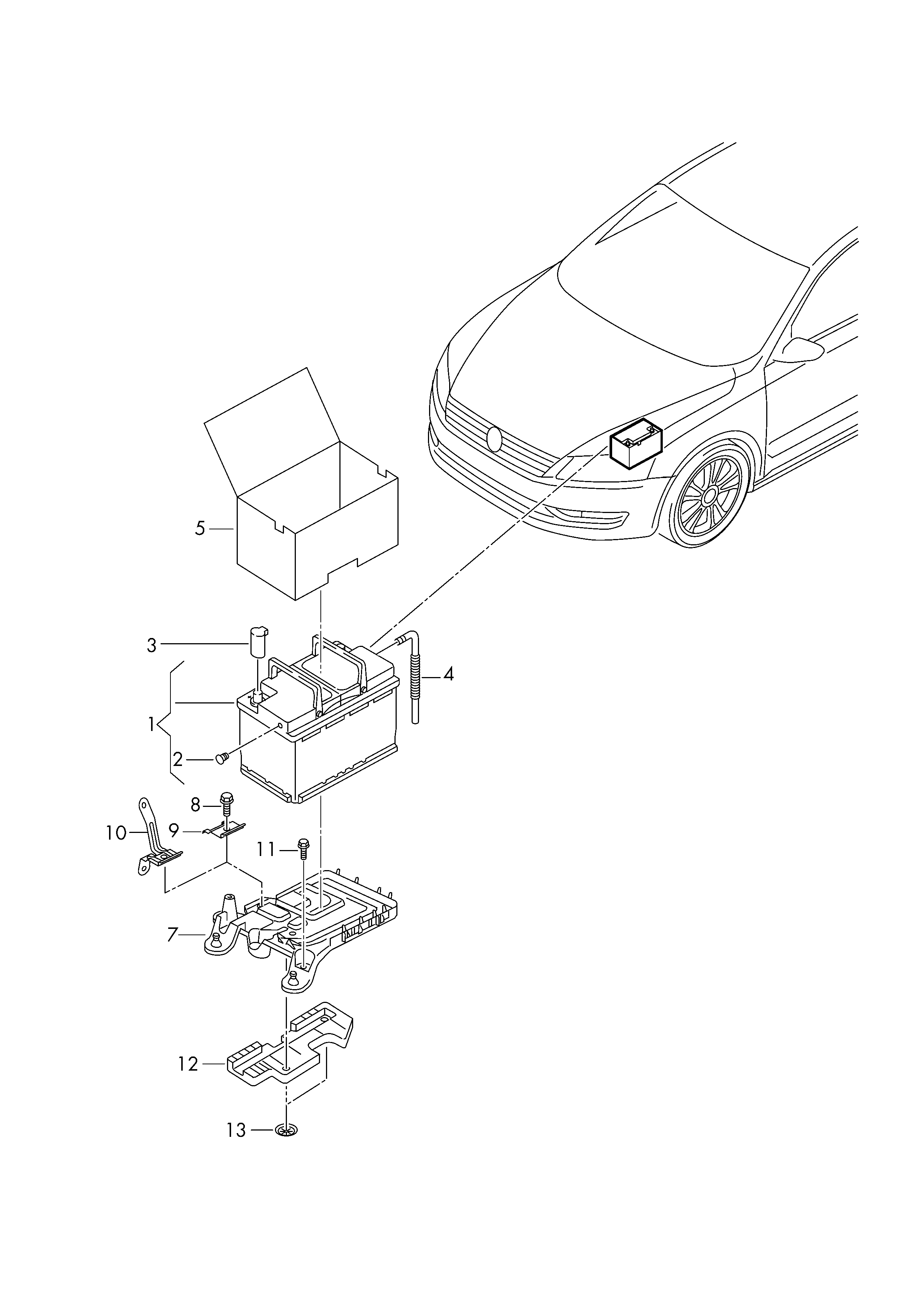 VW 000 915 105 DE - Starter Battery onlydrive.pro