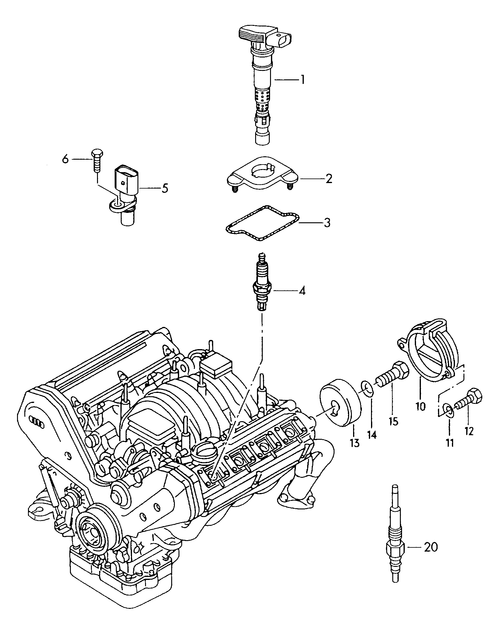 VAG 077905115S - Sytytyspuola onlydrive.pro