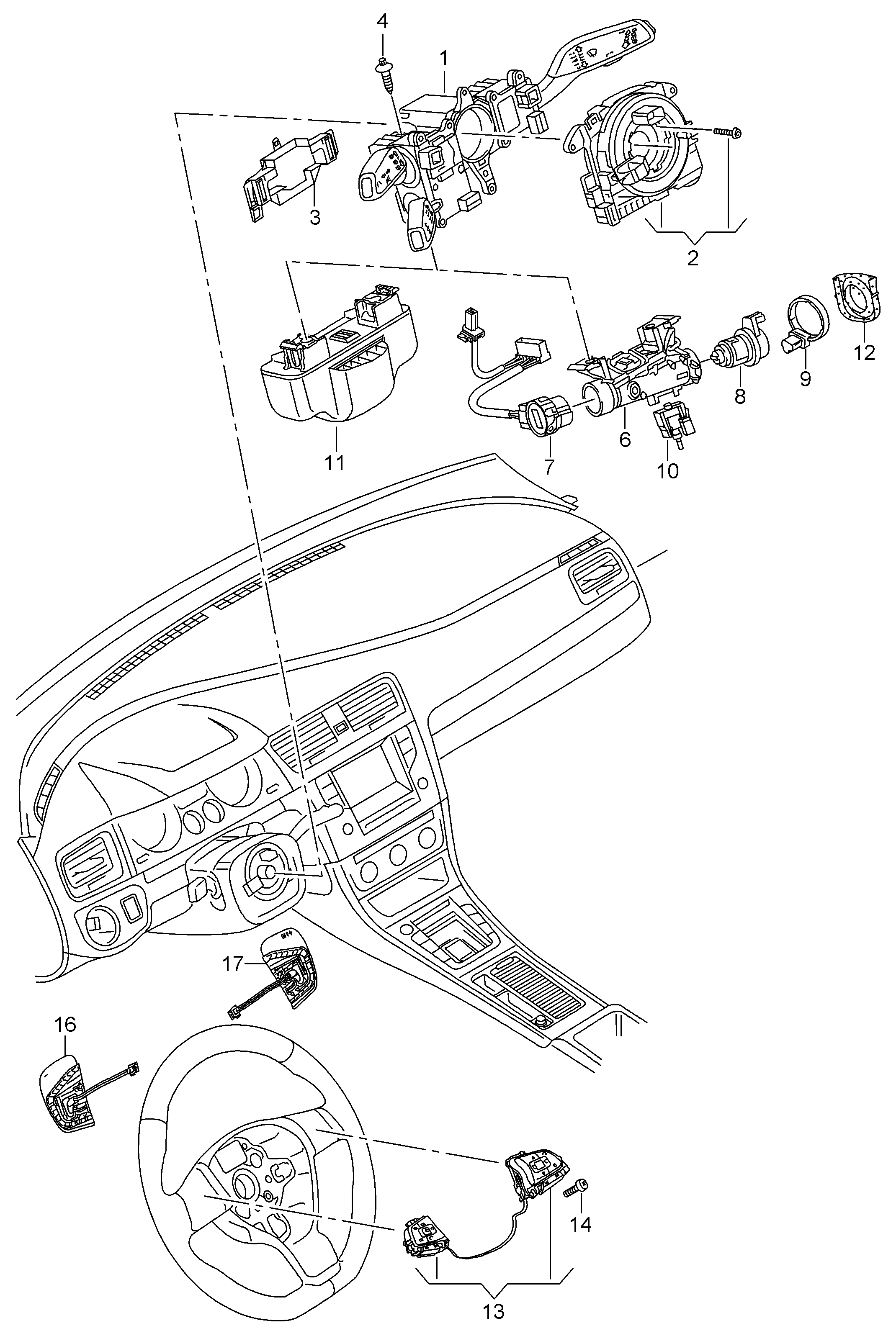 Seat 5Q0 953 569A - Clockspring, airbag onlydrive.pro