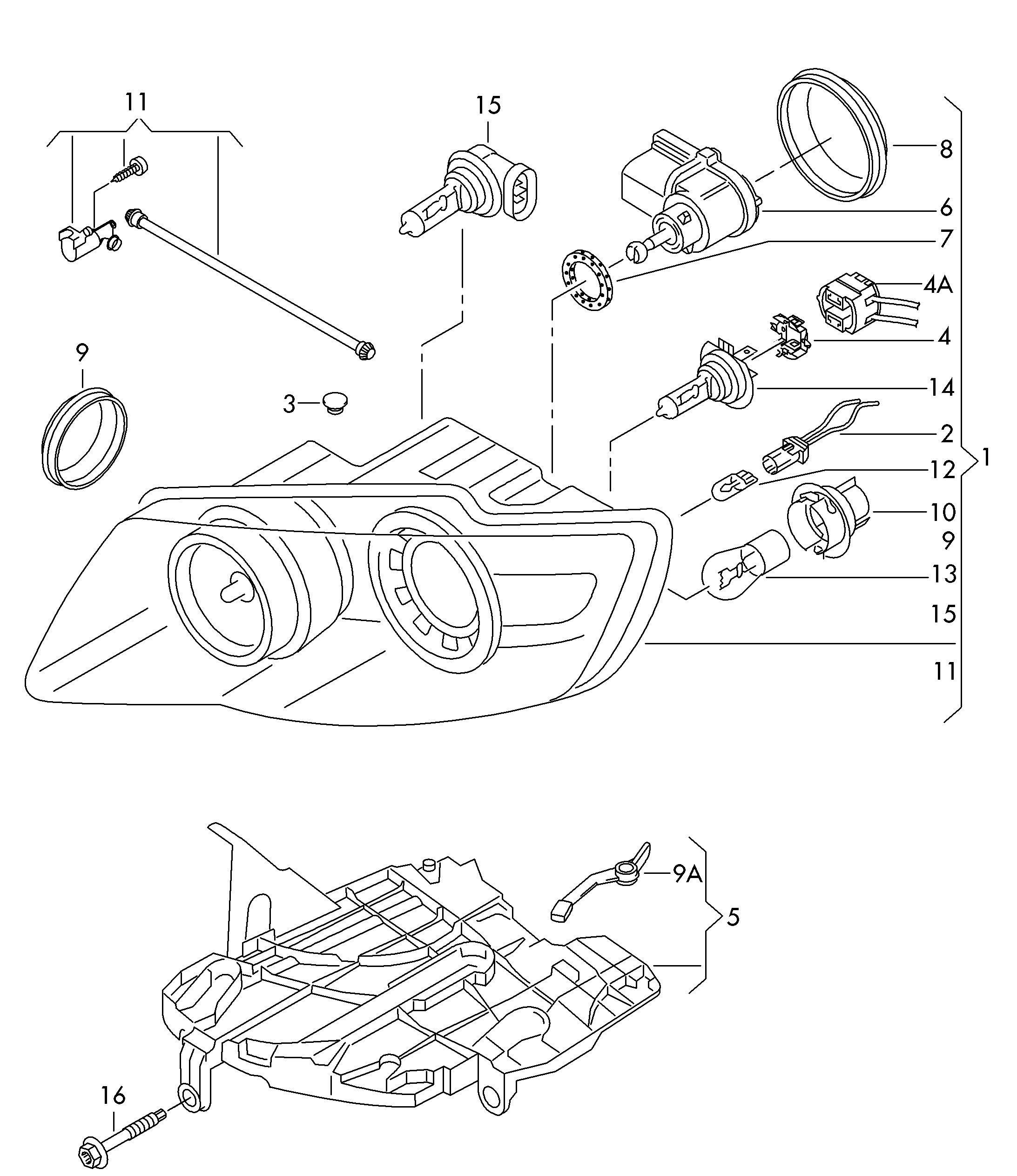 VW N 105 296 01 - Лампа накаливания, фара дальнего света onlydrive.pro