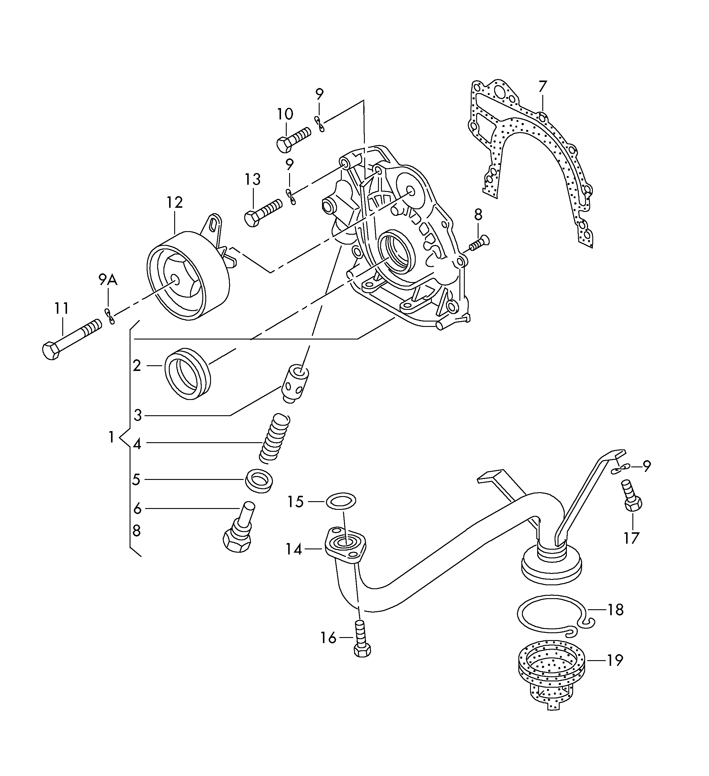 Seat 074.109.243F - Натяжной ролик, зубчатый ремень ГРМ onlydrive.pro