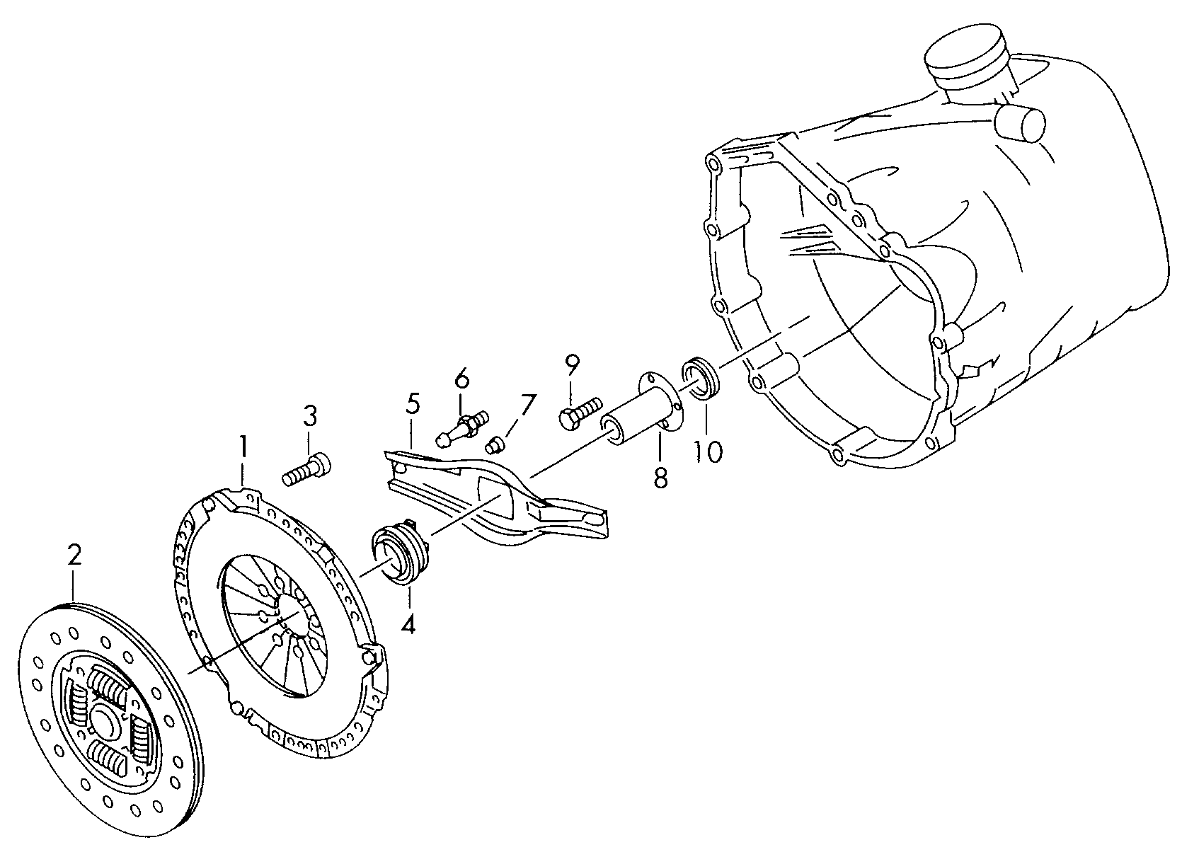 VAG 000 141 165 - Clutch Release Bearing onlydrive.pro