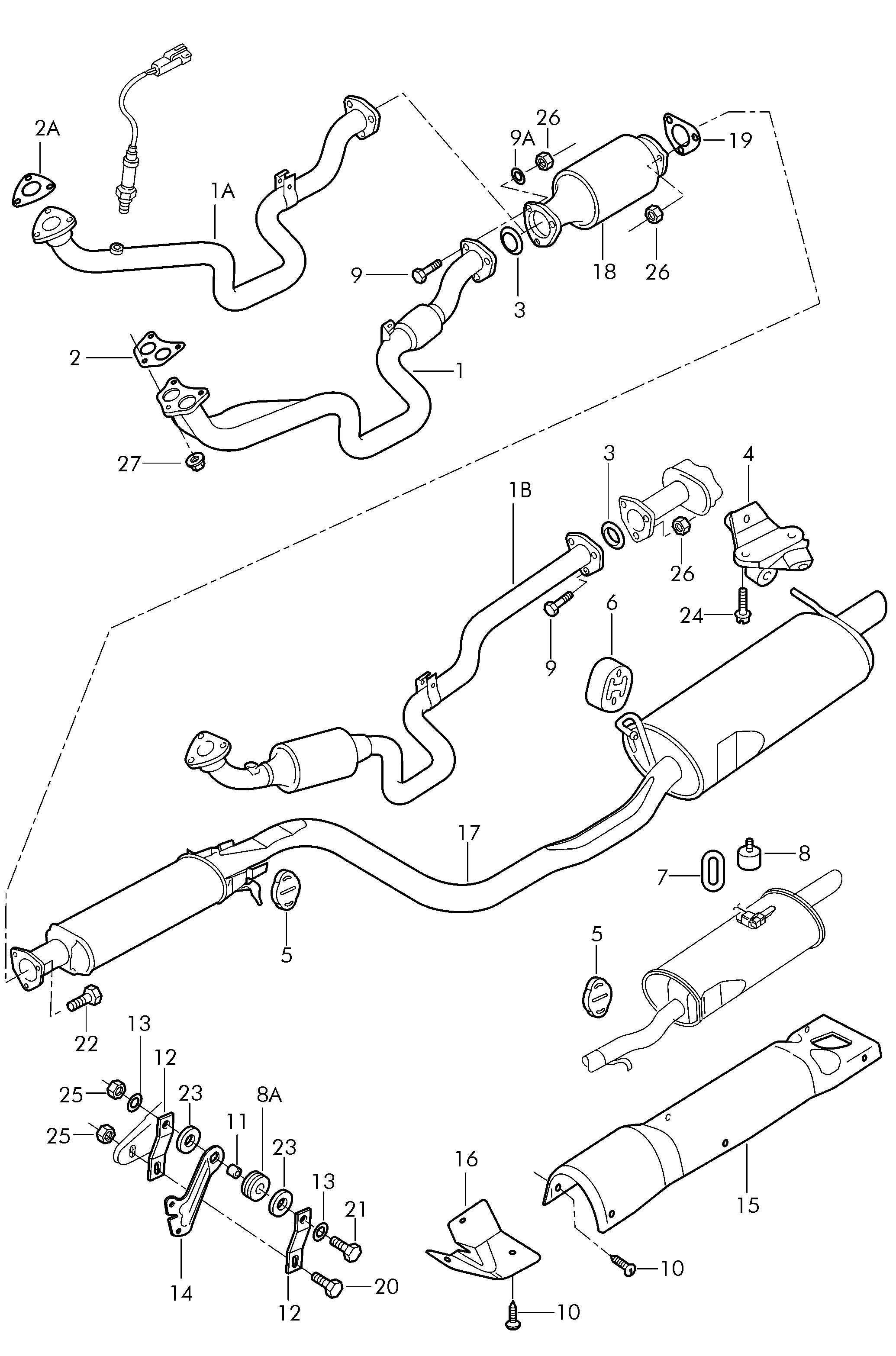 Skoda 823253147A - Laikantysis rėmas, duslintuvas onlydrive.pro