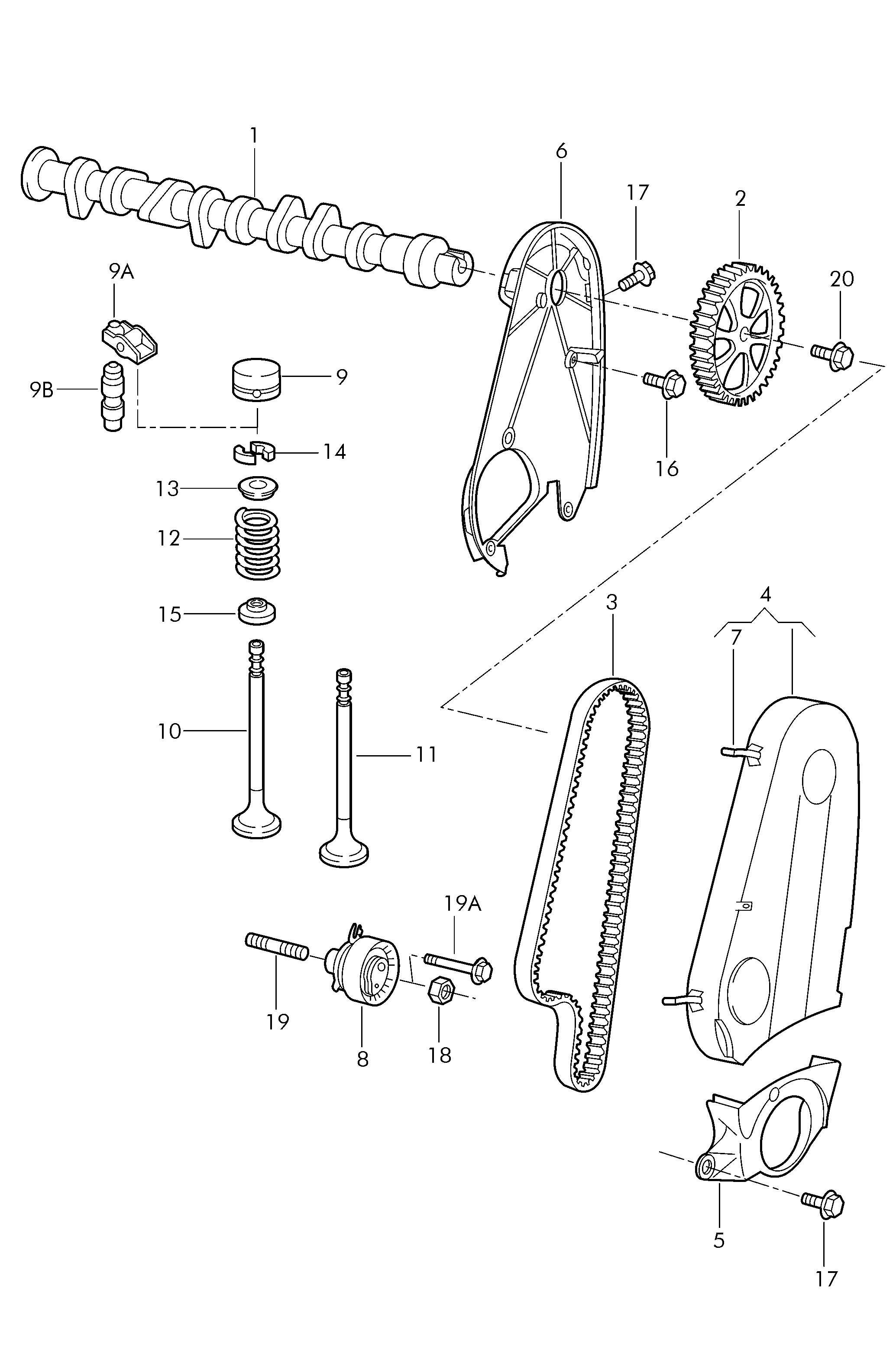 Seat 030 109 417 B - Balansieris, Motora vadība onlydrive.pro