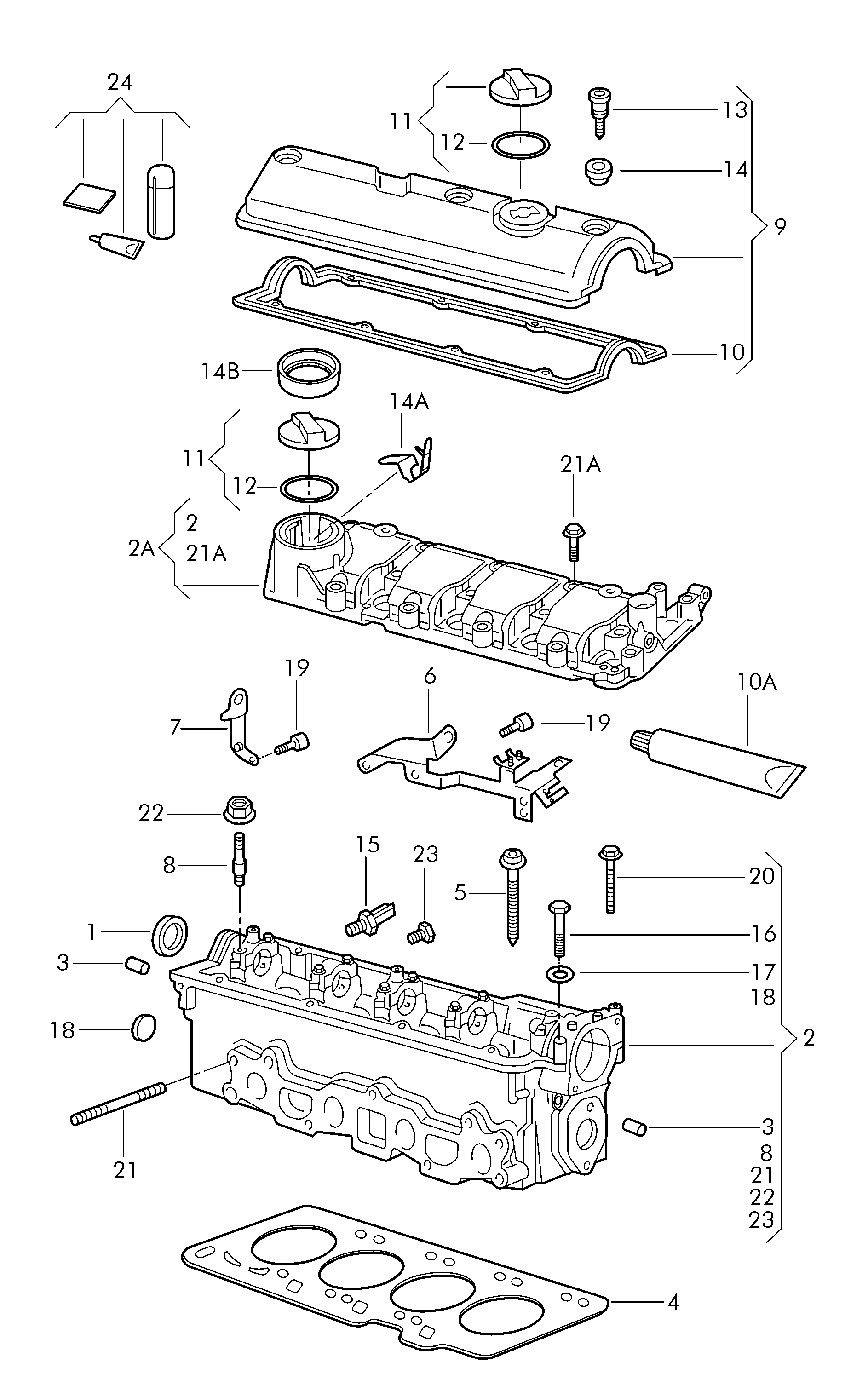 Seat N   011 914 8 - Dzesēšanas šķidruma korķis onlydrive.pro