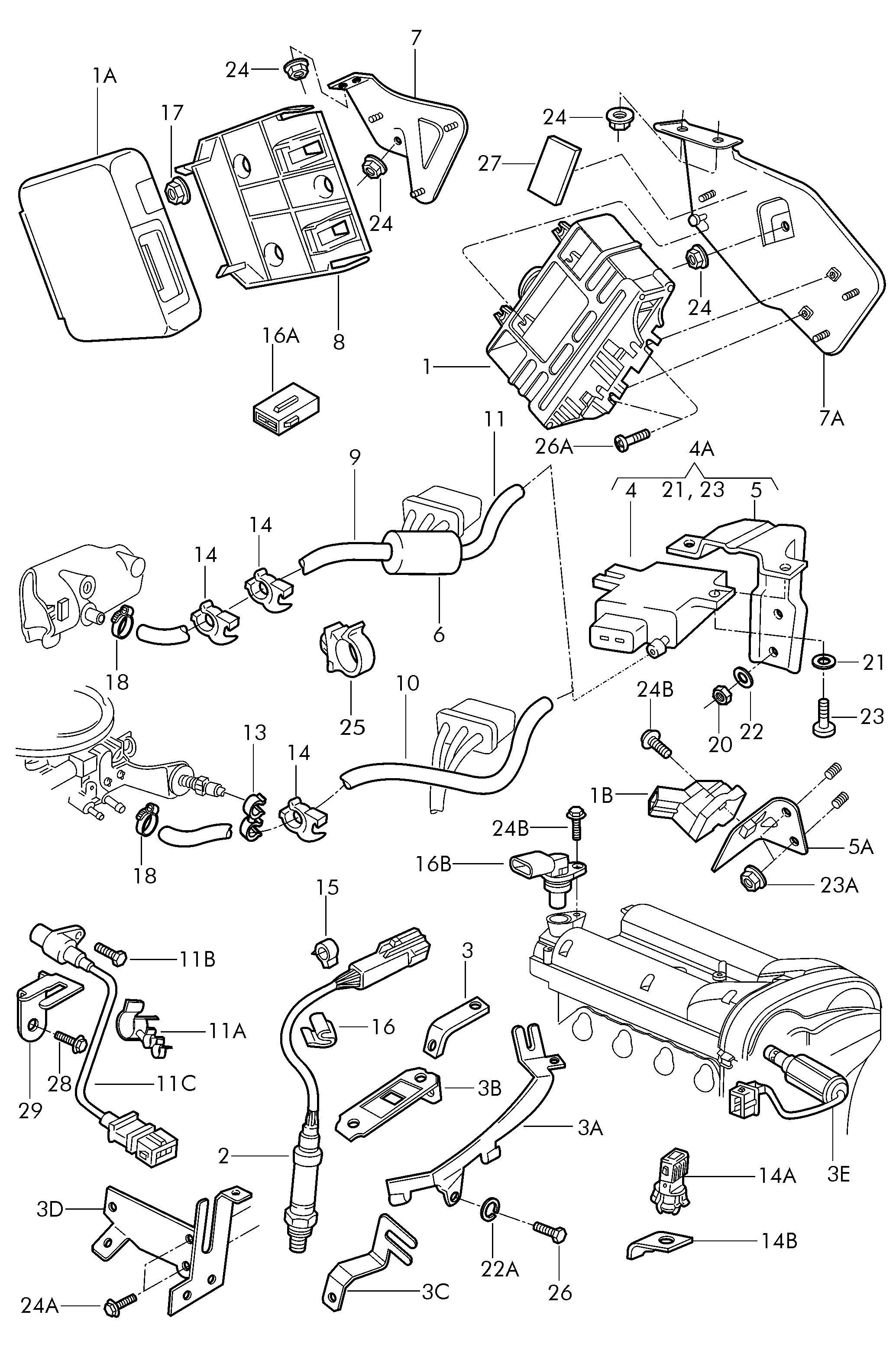 Seat 06A 906 262 BP - Oxygen, Lambda Sensor onlydrive.pro