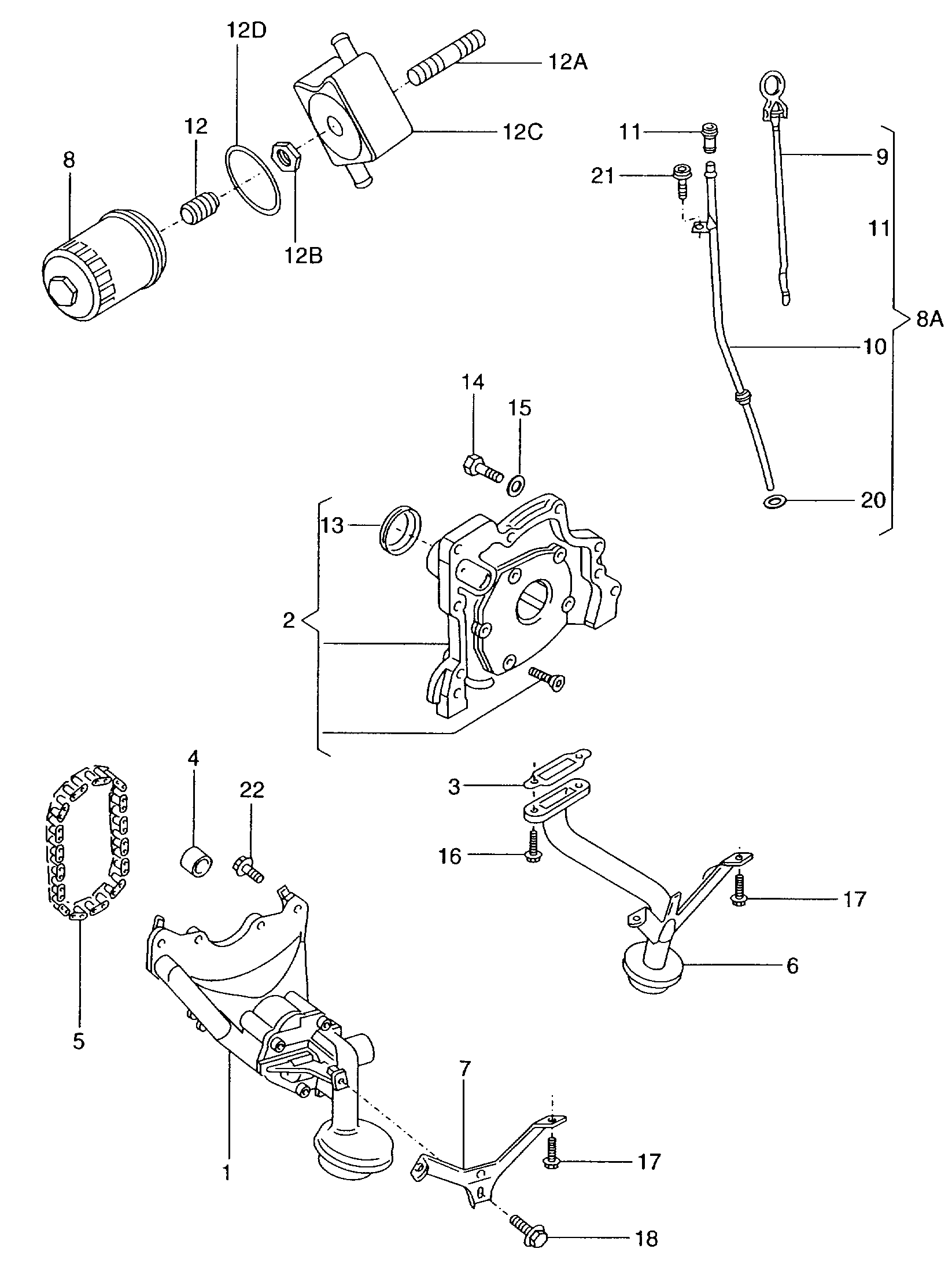 Seat 030 115 105 P - Eļļas sūknis onlydrive.pro