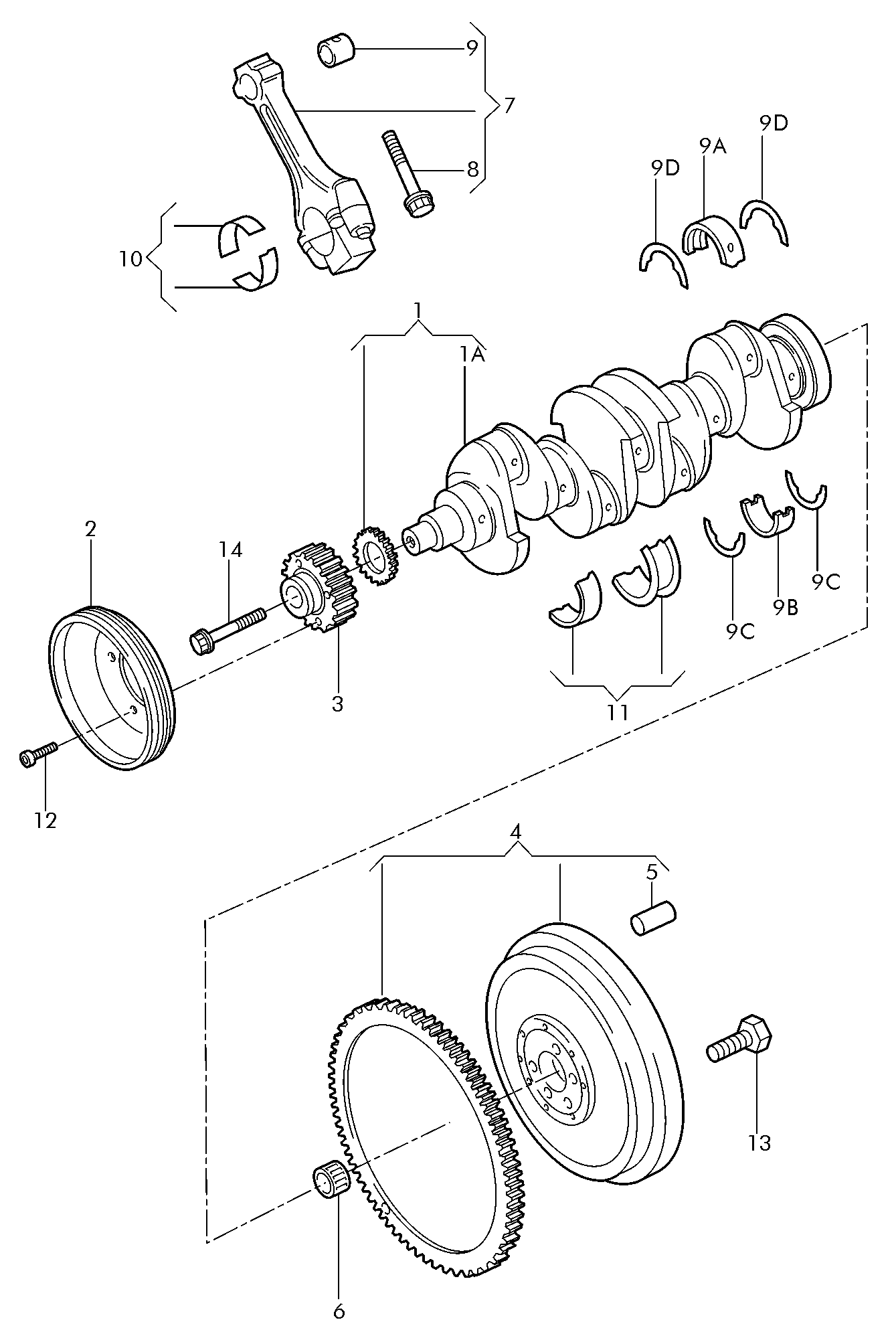 Seat 026 105 313 1 - Pilot Bearing, clutch onlydrive.pro