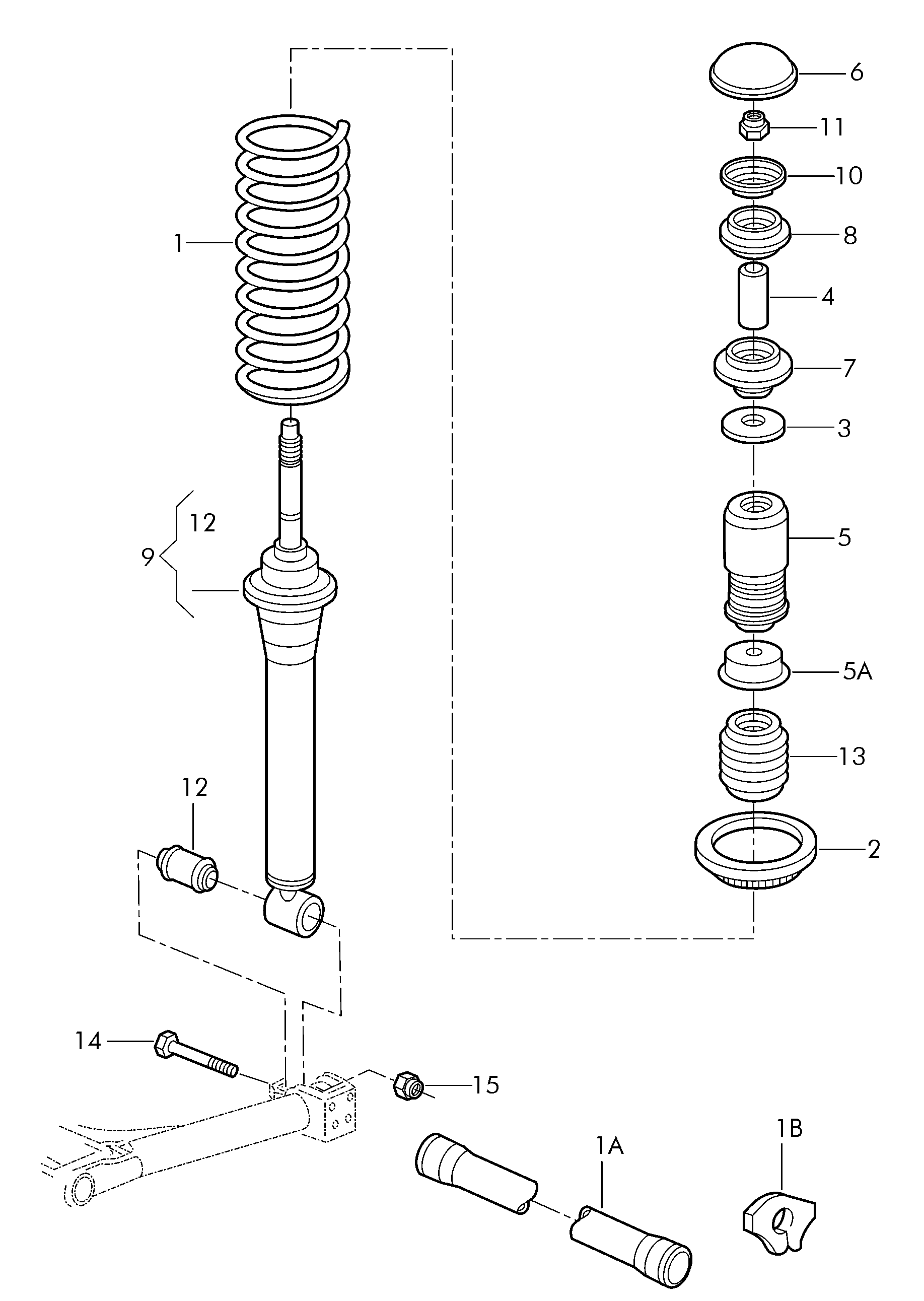 VW 321512333 - Top Strut Mounting onlydrive.pro