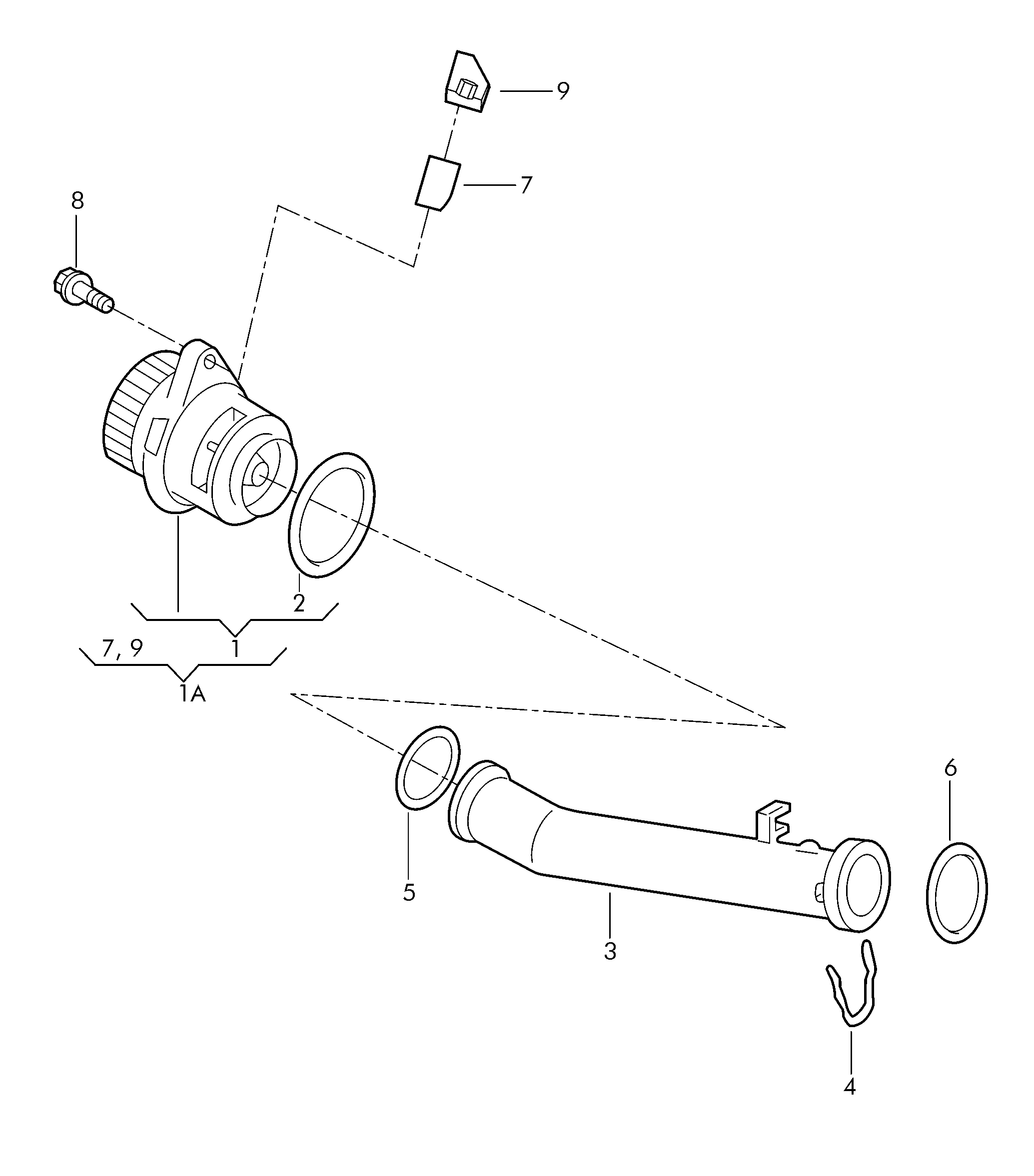 Seat 030 121 008 M - Water Pump onlydrive.pro