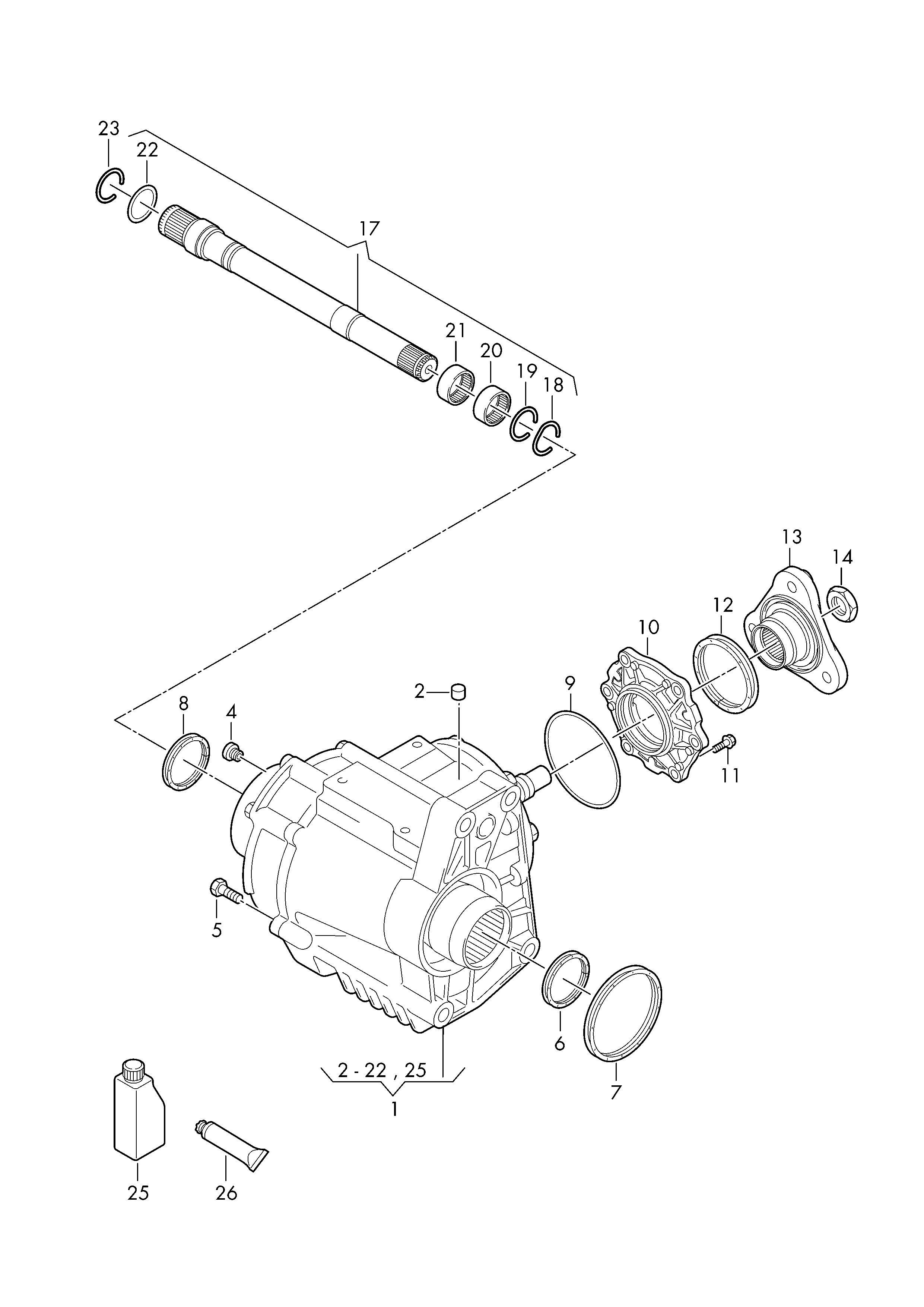 Seat 0A6409399B - Shaft Seal, transfer case onlydrive.pro