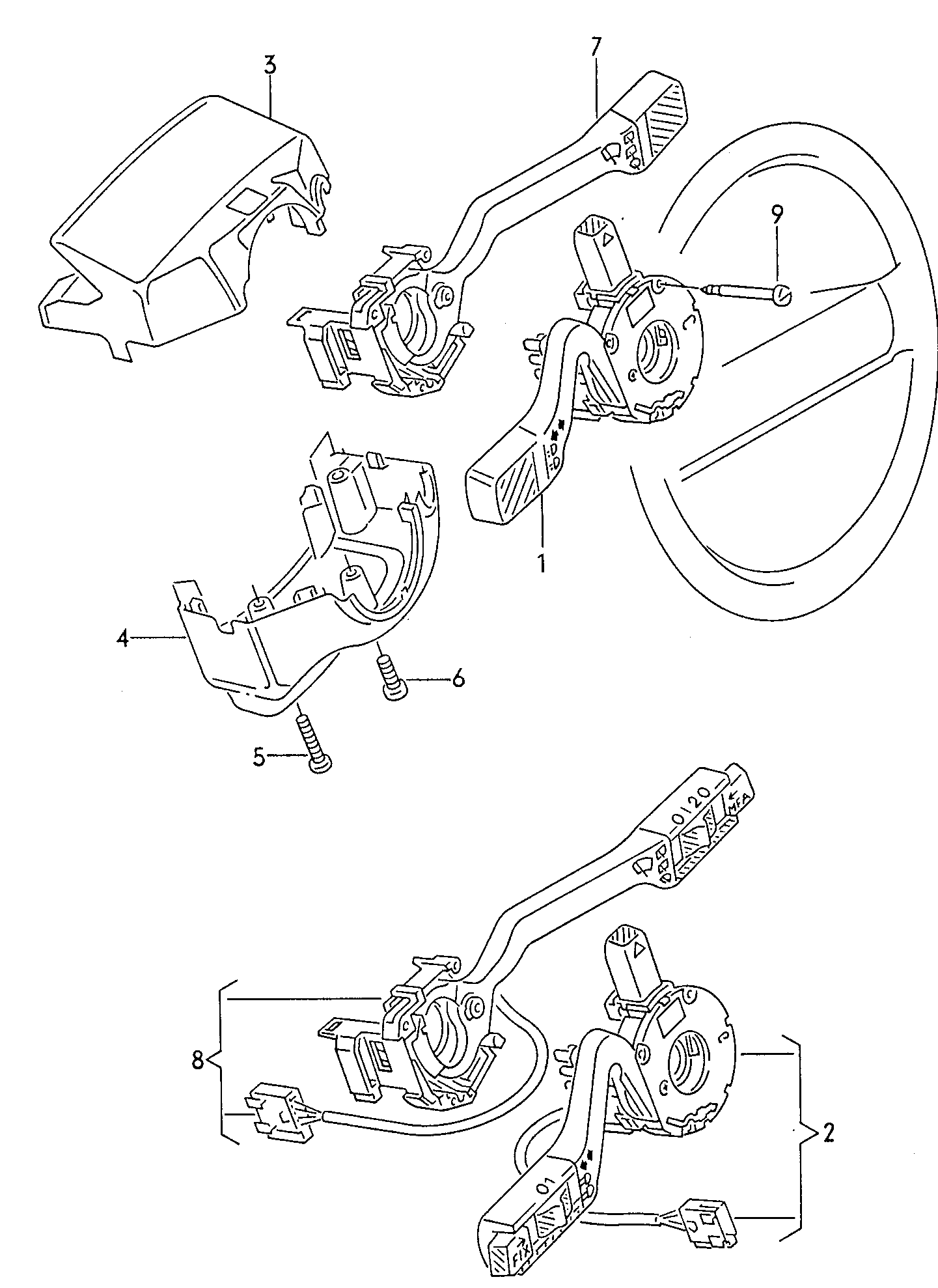 VAG 701 953 513 - Suunatule lüliti onlydrive.pro