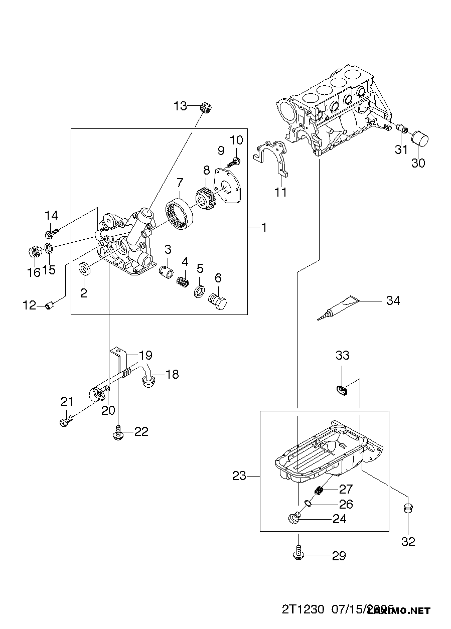 Chevrolet 96458873 - Масляный фильтр onlydrive.pro