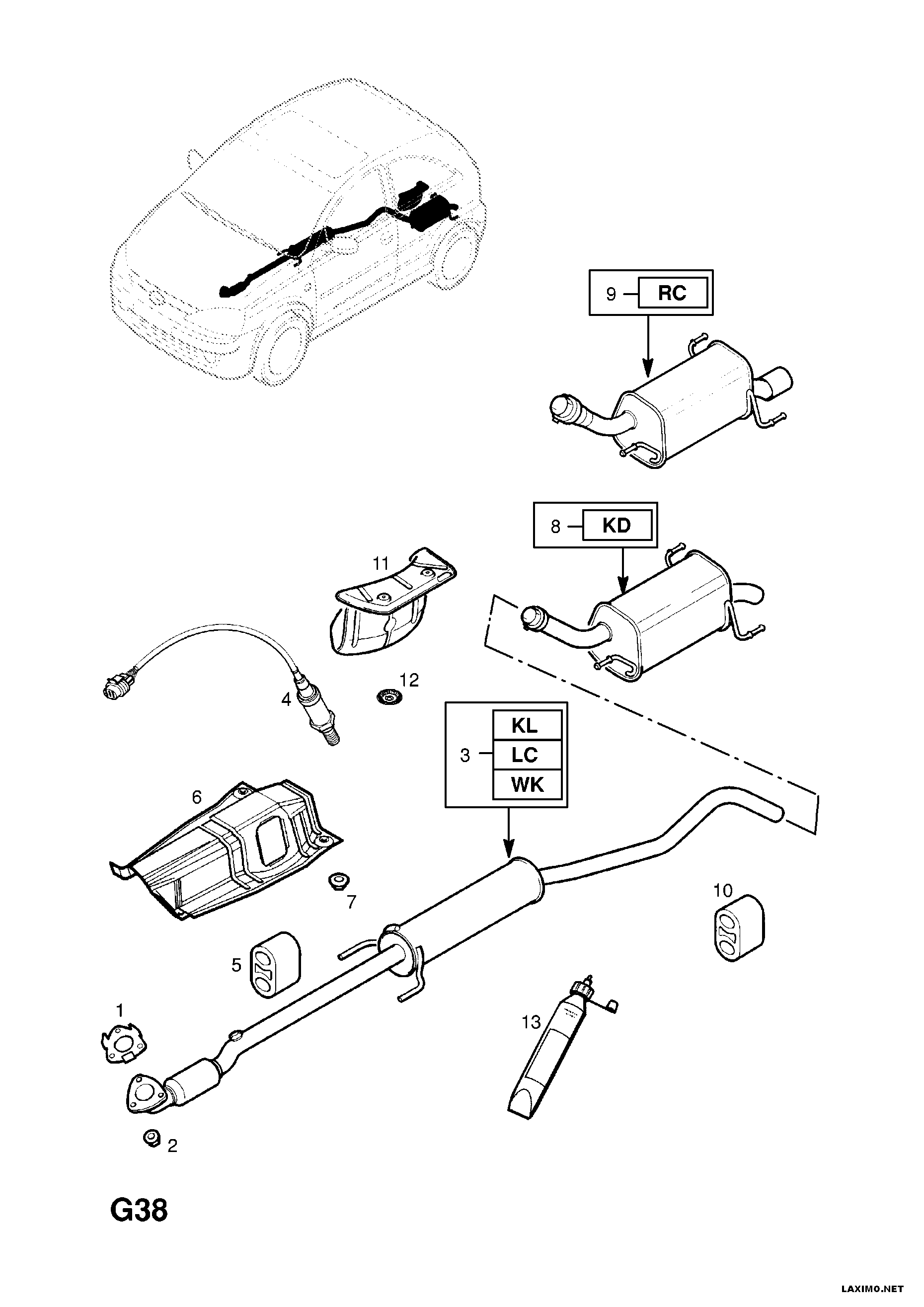 Opel 85 53 51 - Oxygen, Lambda Sensor onlydrive.pro