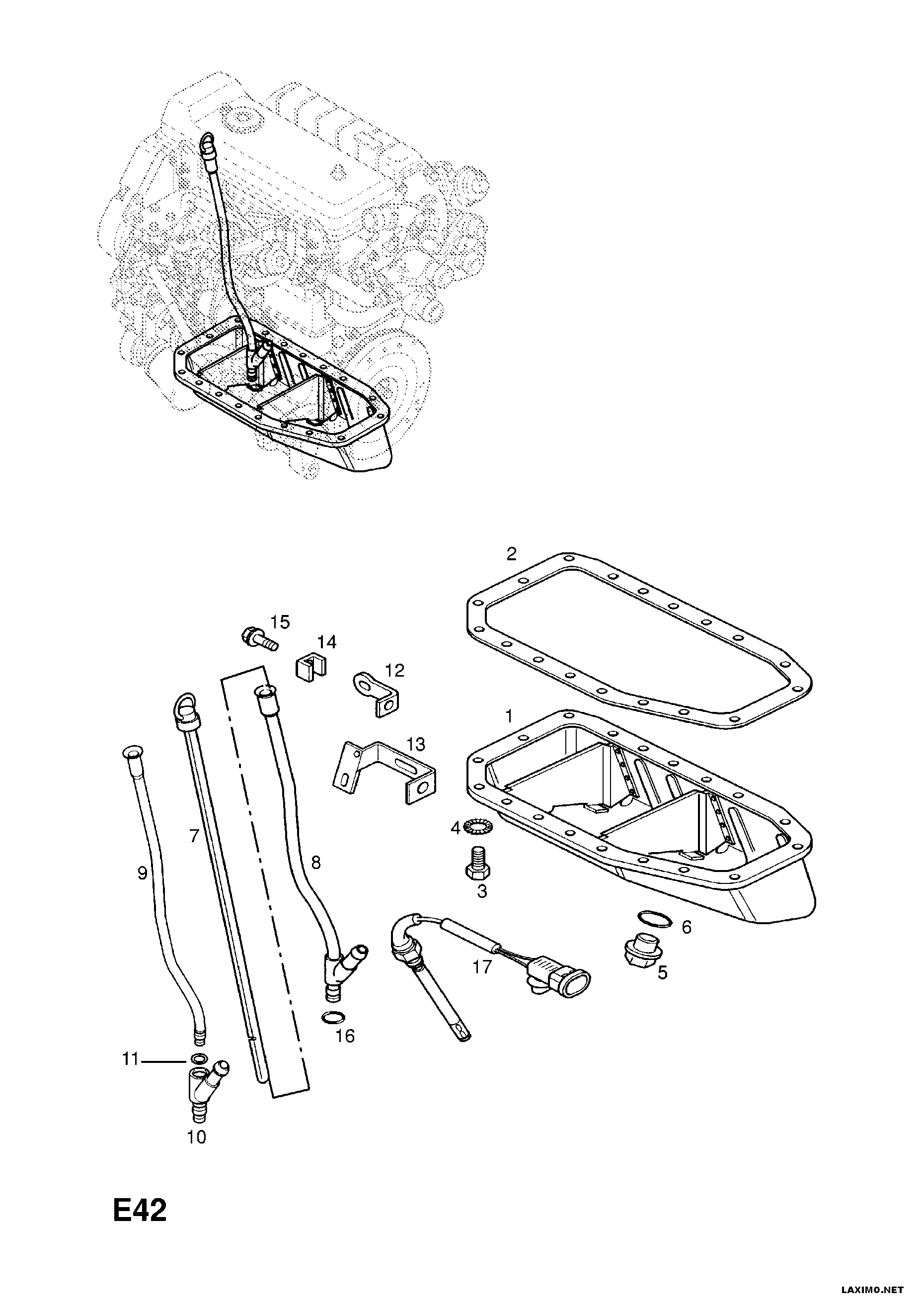 Opel 45 00 839 - Gasket, oil sump onlydrive.pro