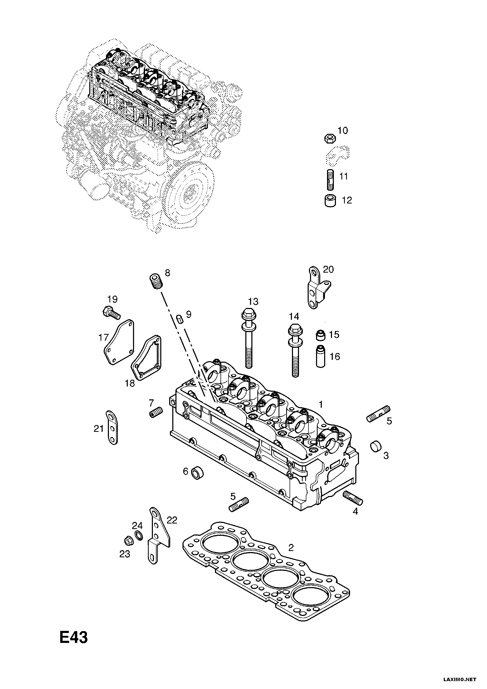 Opel 45 00 882 - Blīve, Motora bloka galva onlydrive.pro