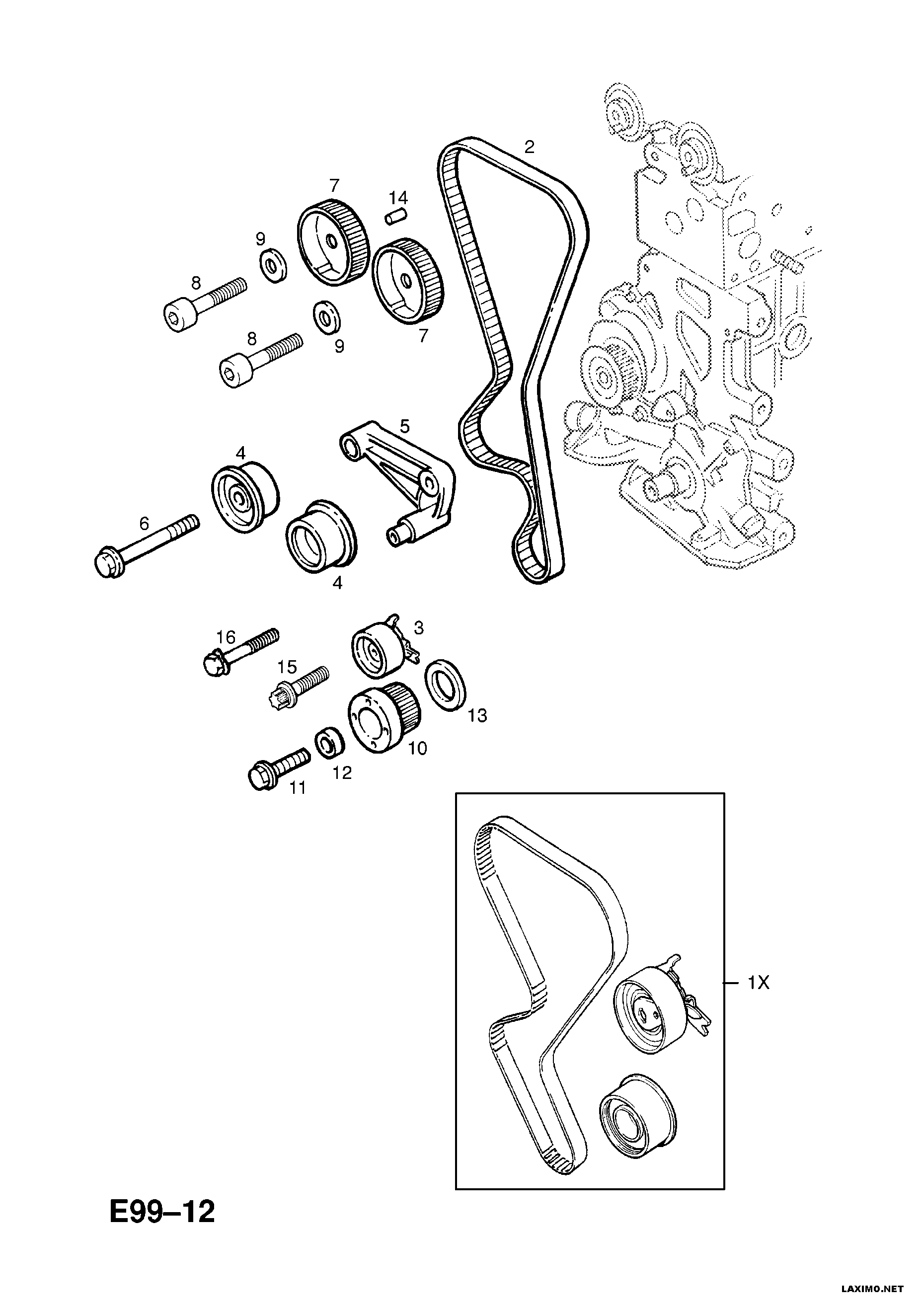 Opel 16 06 198 - Zobsiksnas komplekts onlydrive.pro