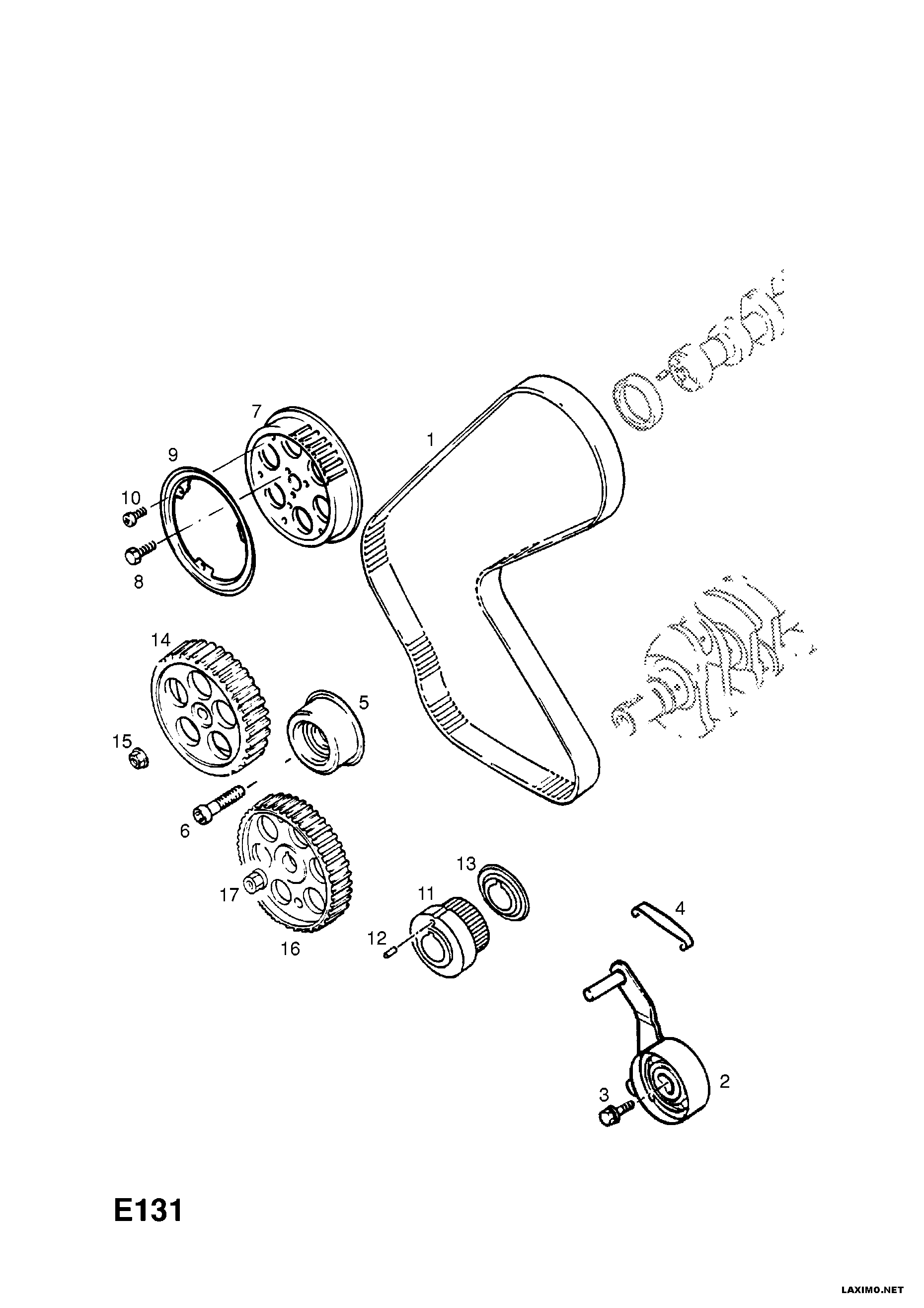 MAZDA 6 36 745 - Tensioner Pulley, timing belt onlydrive.pro