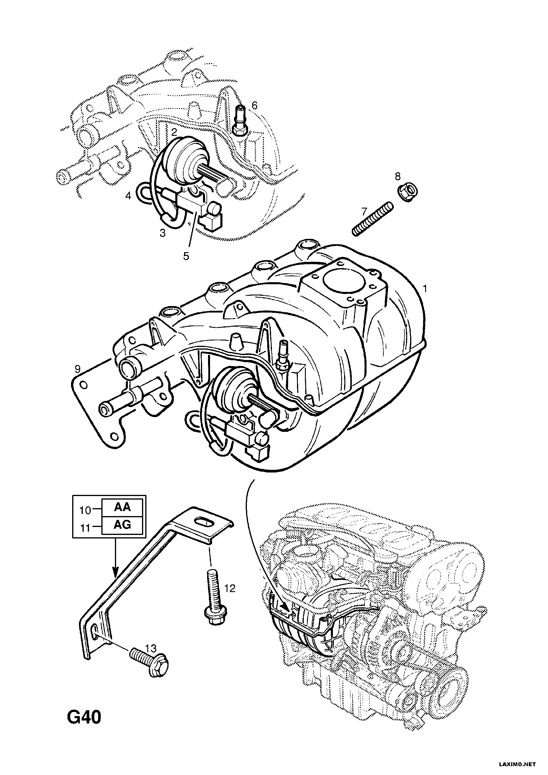 Opel 8 57 205 - Pressure Converter, exhaust control onlydrive.pro